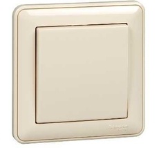 Выключатель встраиваемый одноклавишный (слоновая кость) Systeme Electric VS110-154-28