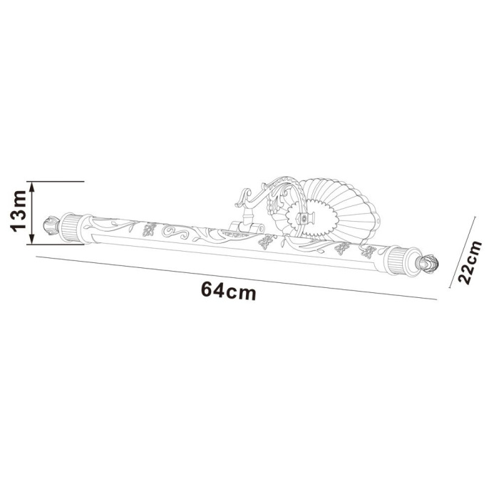 Подсветка для картин ArteLamp NAPOLI BARI A6308AP-1AB