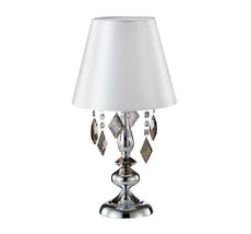 Настольная лампа Crystallux MERCEDES MERCEDES LG1 CHROME/SMOKE_CR