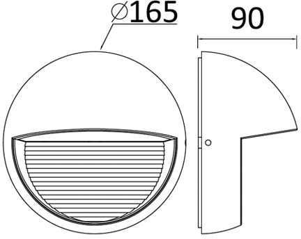 Архитектурная подсветка IP54 Gr Oasis Light W1865 Gr_OL