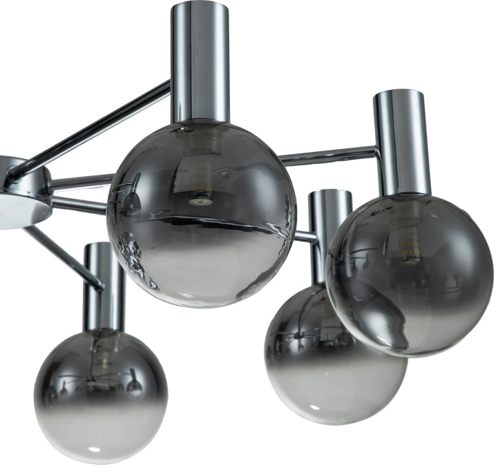 Люстра потолочная на штанге (13015/8R Chrome) Indigo V000223