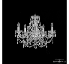 Хрустальная люстра Bohemia Ivele Crystal 1411/5/195 Ni_BI
