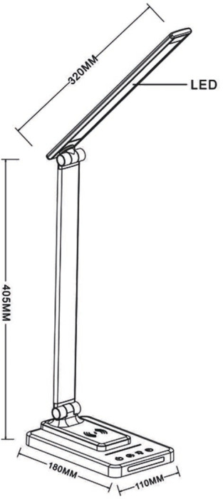 Настольная лампа ArteLamp WILLIAM A5122LT-1WH