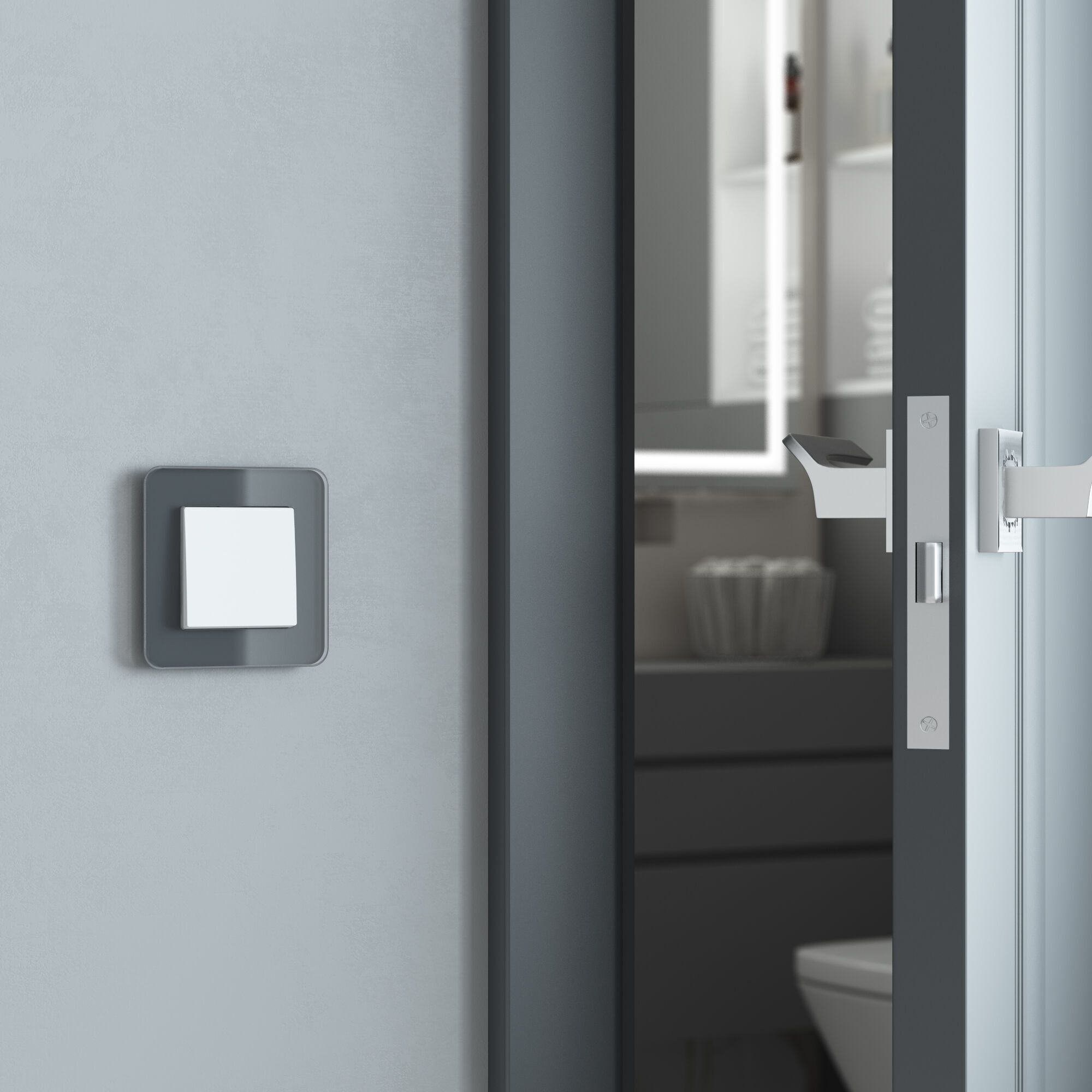 Перекрестный переключатель одноклавишный Werkel a062401_WR