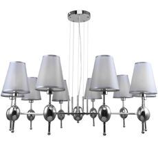 Люстра подвесная E14*40W Nickel Escada 2106/10S_ESC