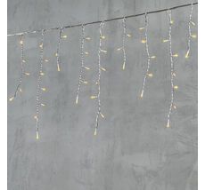 Гирлянда Бахрома 3 x 0,5 м Желтая 220В, 150 LED, Провод Прозрачный Силикон, IP65 ECC150-10-2Y