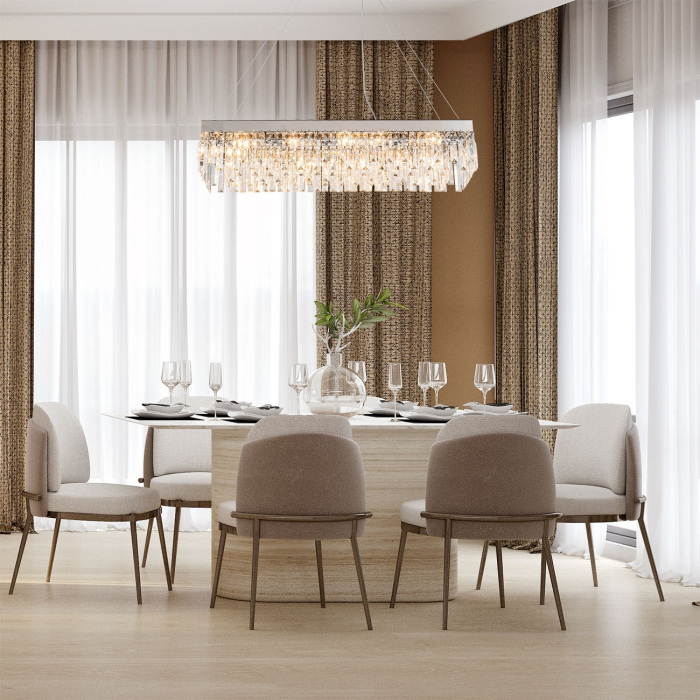 Подвесная люстра хрусталь Indigo V000361