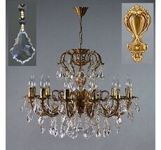 Хрустальная люстра Ambiente Ambient 8888/12 AB Leaf crystal_BZ