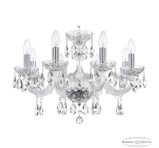 Хрустальная люстра Bohemia Ivele Crystal 117/8/195 Ni_BI
