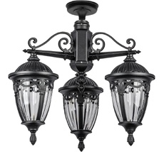 Потолочный светильник уличный IP44 Oasis Light 86370A 3 02 Bl_OL