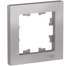 Рамка на 1 пост (алюминий) Systeme Electric ATN000301