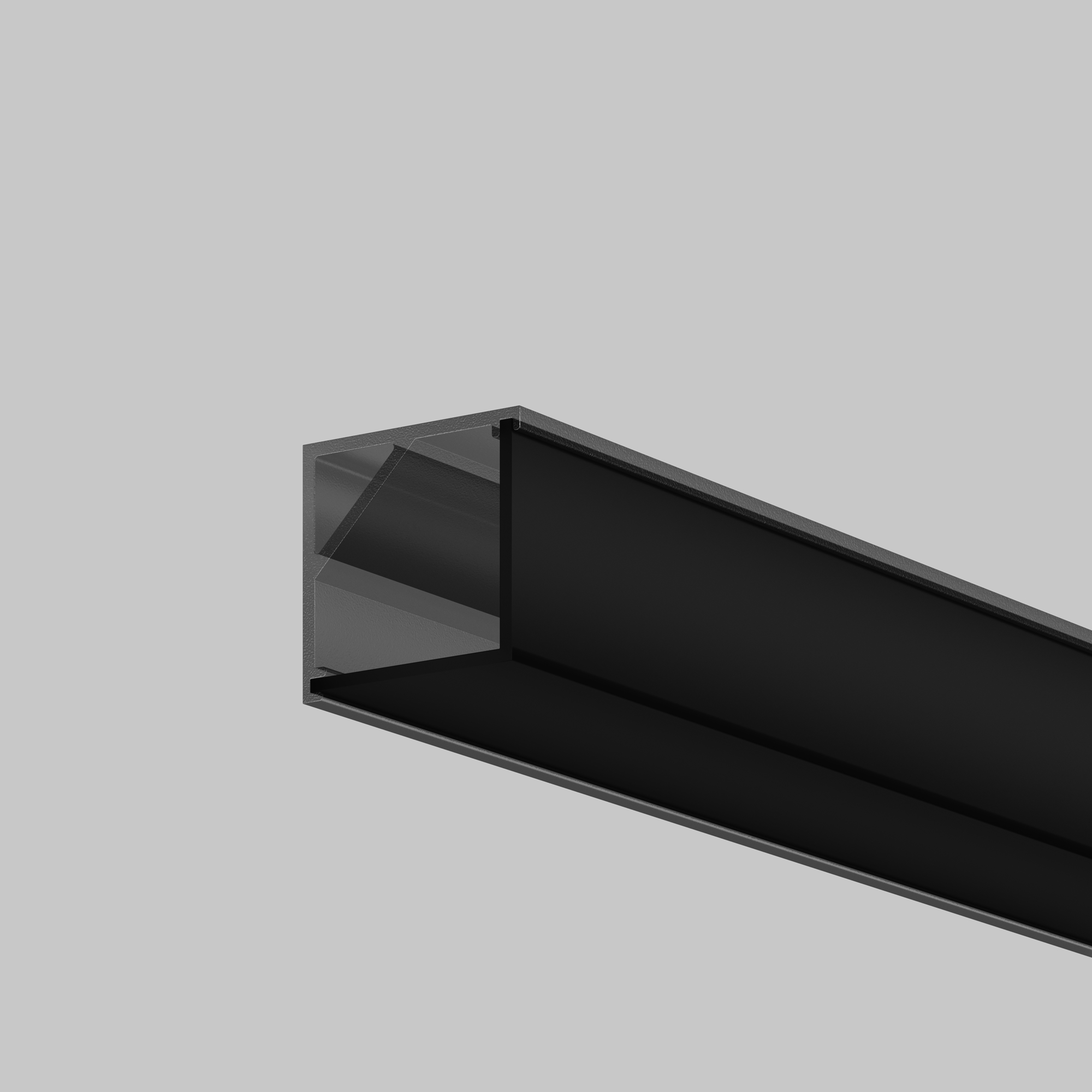 Рассеиватель для профиля 16?16 (Угол, Чёрный, 2 м), ALM-1616S-B-DF-2M 642028 Maytoni 642028_MY