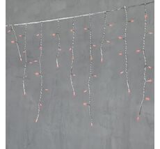 Гирлянда Бахрома 3,1 x 0,5 м Красная 220В, 150 LED, Провод Прозрачный ПВХ, IP54 PIL150-10-2R