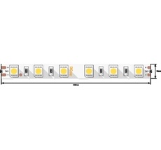 Лента со скотчем 3М светодиодная стандарт 5050, 60 LED/м, 14,4 Вт/м, 24В, IP20, Цвет: Нейтральный белый 00-00009272_SW