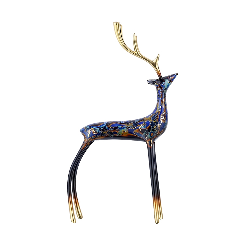 Статуэтка настольная ArtHomeDecor DEER 7317 S GT BL