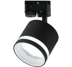 Трековый однофазный светильник 220V Imex IL.0010.0011 BK_IM