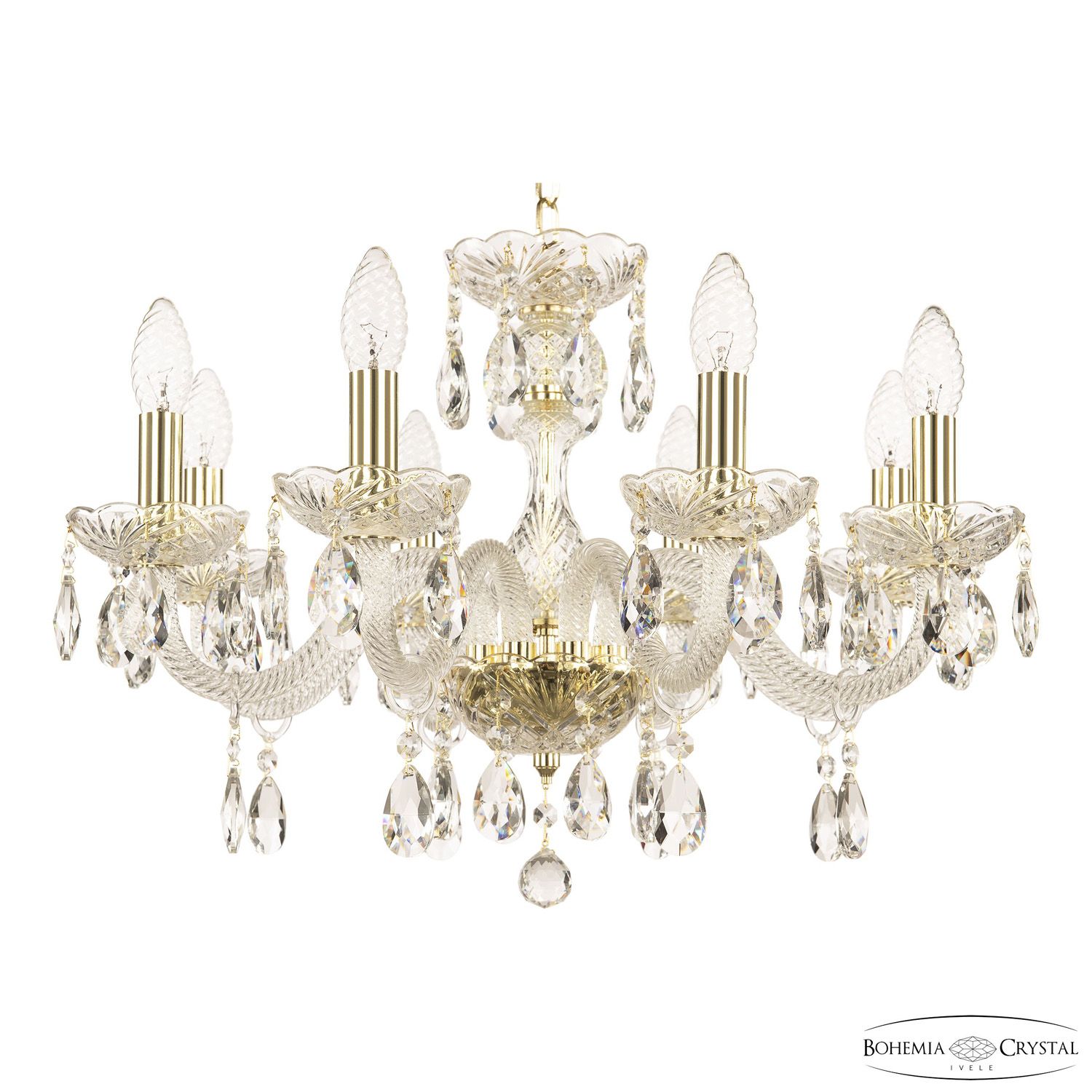 Хрустальная люстра Bohemia Ivele Crystal 117/8/195 G_BI
