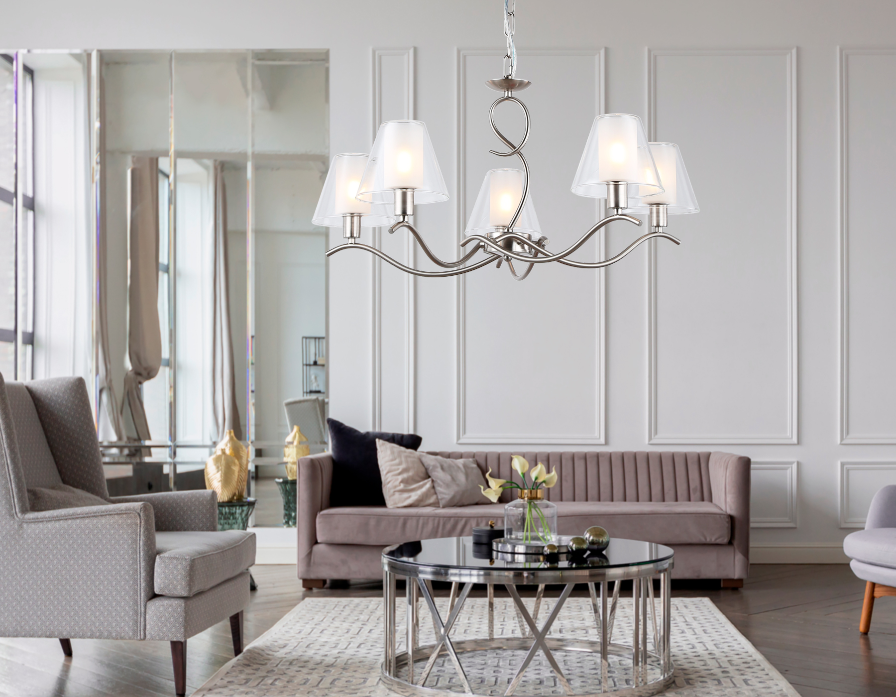 Подвесная люстра Ambrella Light HIGH LIGHT Modern LH57081_AMB