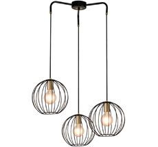 Подвесная люстра E27*60W Black/Brass Escada 10176/3S_ESC