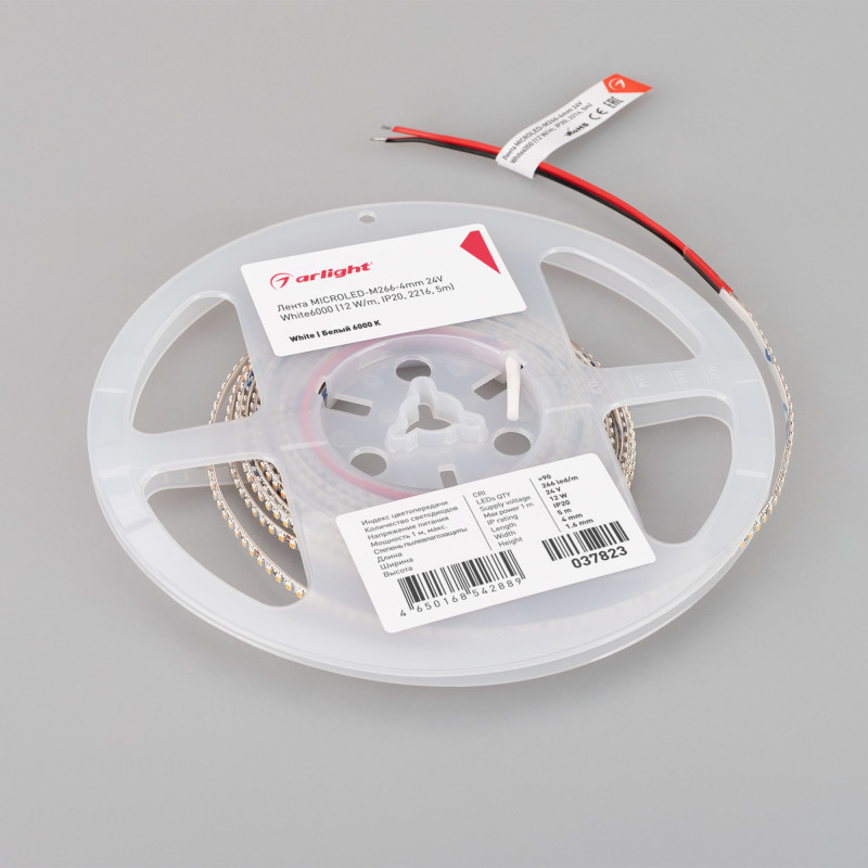 Светодиодная лента Arlight MICROLED-M266-4mm 2216 24V 12w/m 037823_ARL