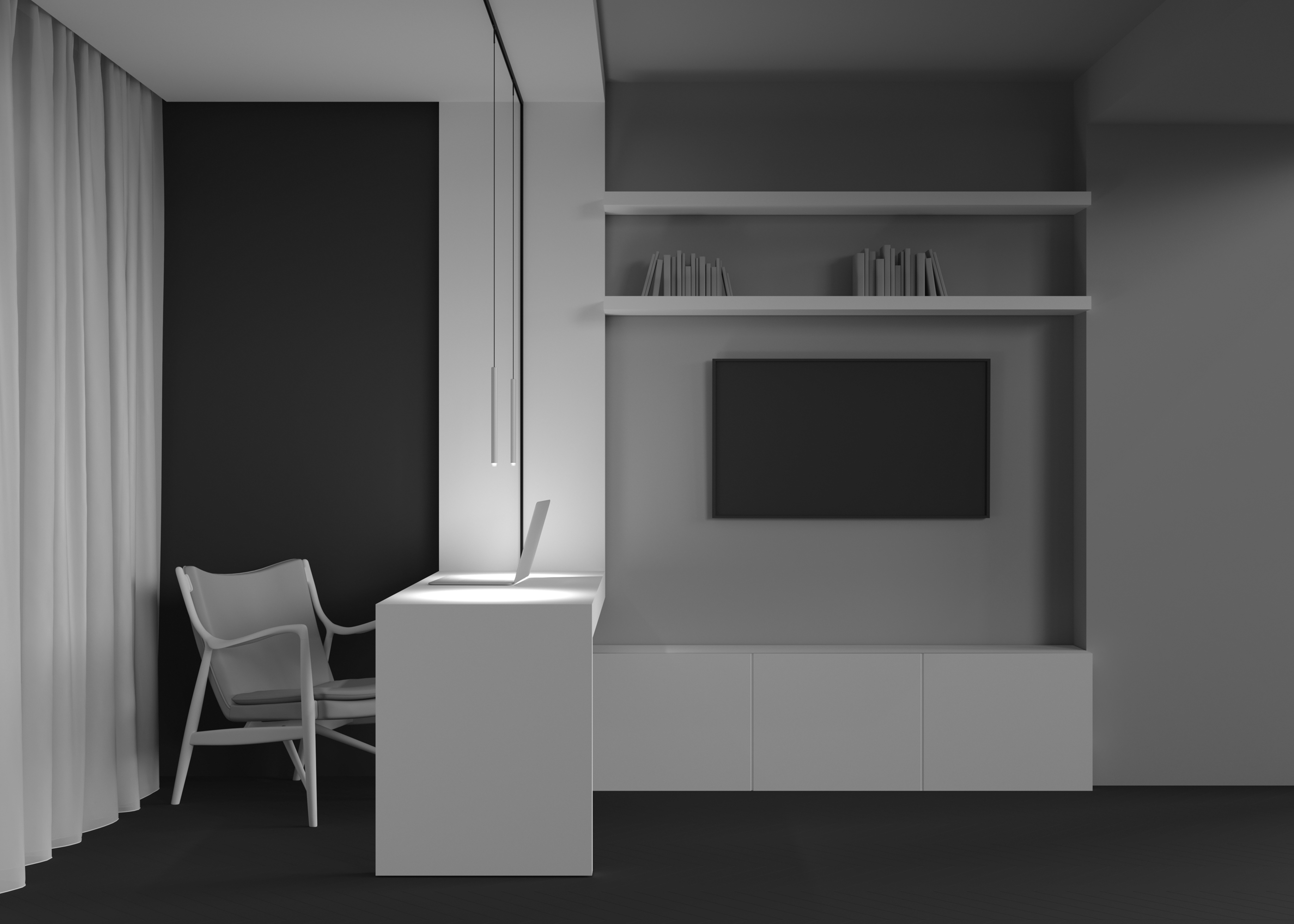 Трековый подвесной светильник Maytoni Skim TR191-1-3W4K-M-BW_MY