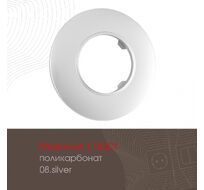 Рамка из поликарбоната на 1 пост Arte Milano 502.08-1.silver