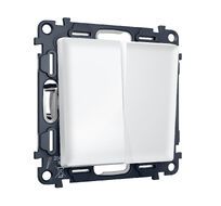 Комплект механизма 2-клавишного перекрестного выключателя 10A-250V ALFA QUANT (AP1230, VM125) Ambrella Volt MA123030_AMB