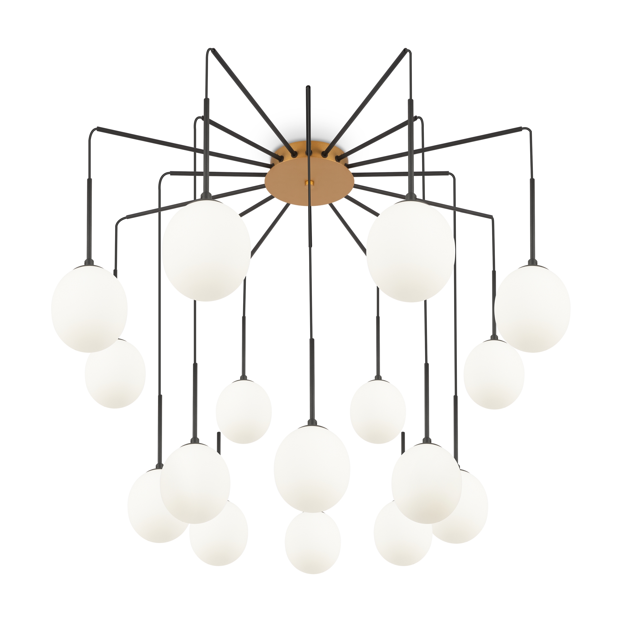 Подвесная люстра Maytoni Branch MOD176PL-16G_MY