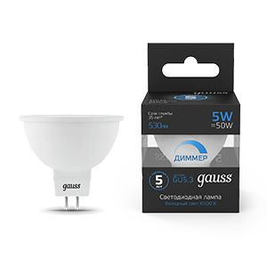 

Светодиодные лампы Gauss, Белый, 101505305-D