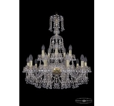 Хрустальная люстра Bohemia Ivele 1409/10+5/240/XL-77 G_BI