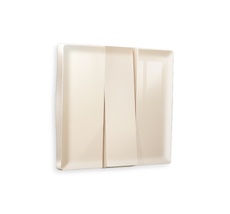 Лицевая панель для 3-клавишных выключателей QUANT Ambrella Volt ALFA AP3050_AMB