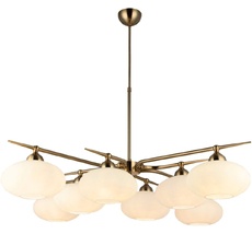 Потолочная люстра на штанге Imex MD.8869-8-P-TBS_IM