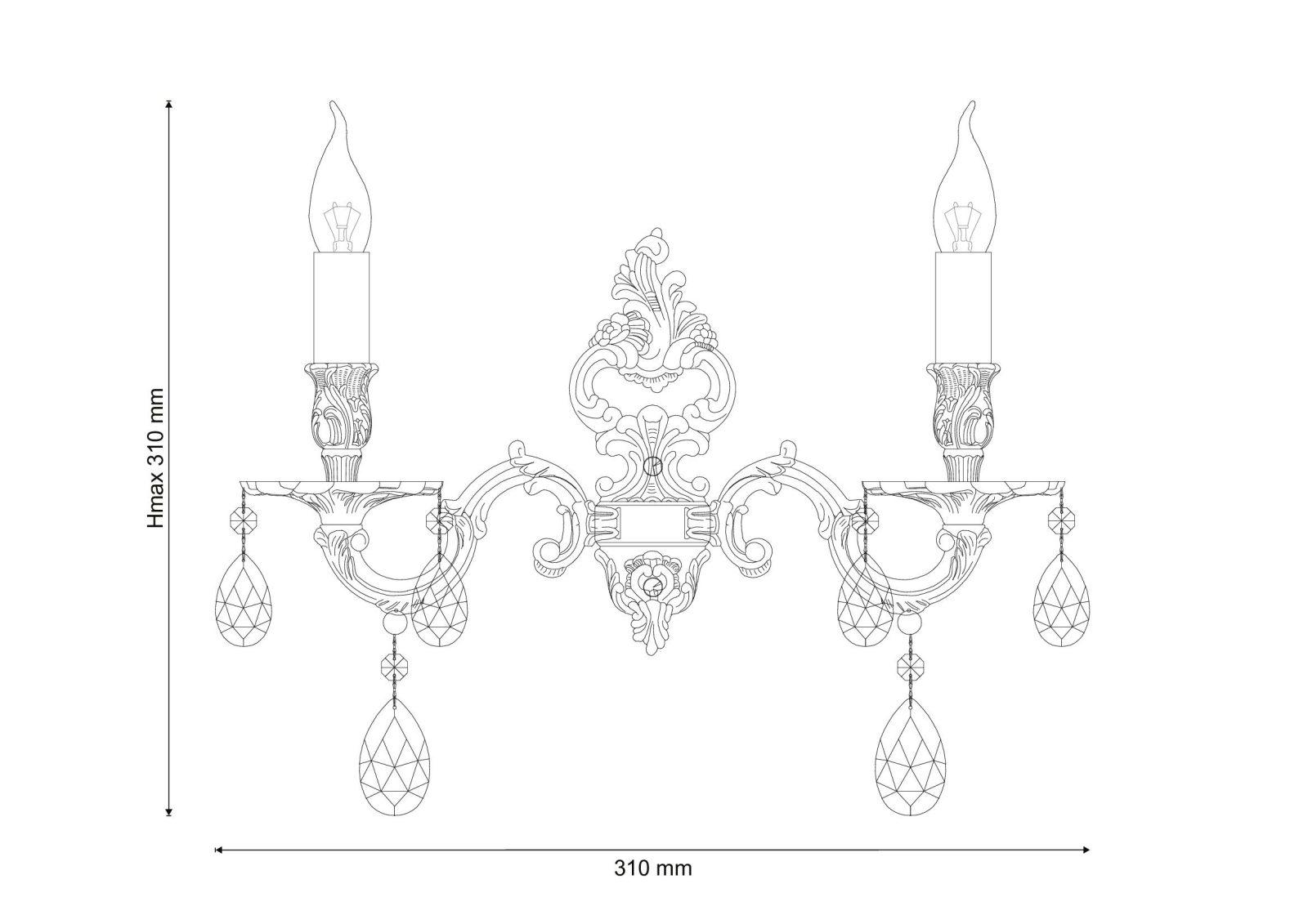Бра Lucia Tucci BARLETTA BARLETTA W1730.2 coffe gold
