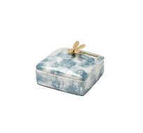 Шкатулка голубая со стрекозой Garda Decor 55RD6078S