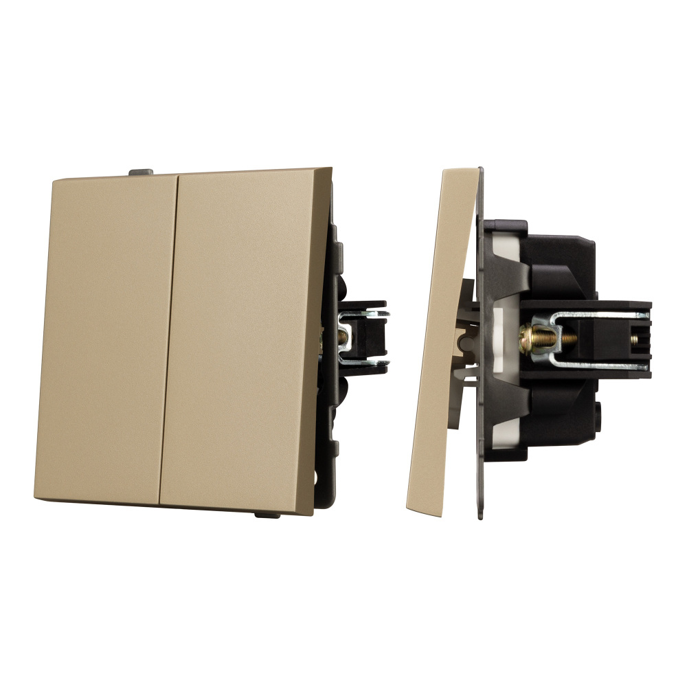 Механизм выключателя управления шторами SWT-TENDO-MKR2-SFPL-GD (230V, 10A) ( Arlight 054560_ARL