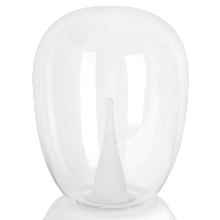 Настольная лампа диммируемая 10W 3000K прозрачный/белый Lightstar 807906_LS