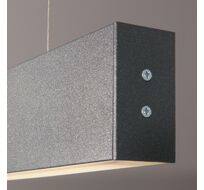 Подвесной светильник Elektrostandard Линейный светодиодный односторонний 53см 10W 4200K черная шагрень Grand a046087_ES
