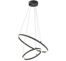 Подвесная люстра с пультом для светильника (+ночной режим) с пультом Escada 10254/2LED Black APP_ESC