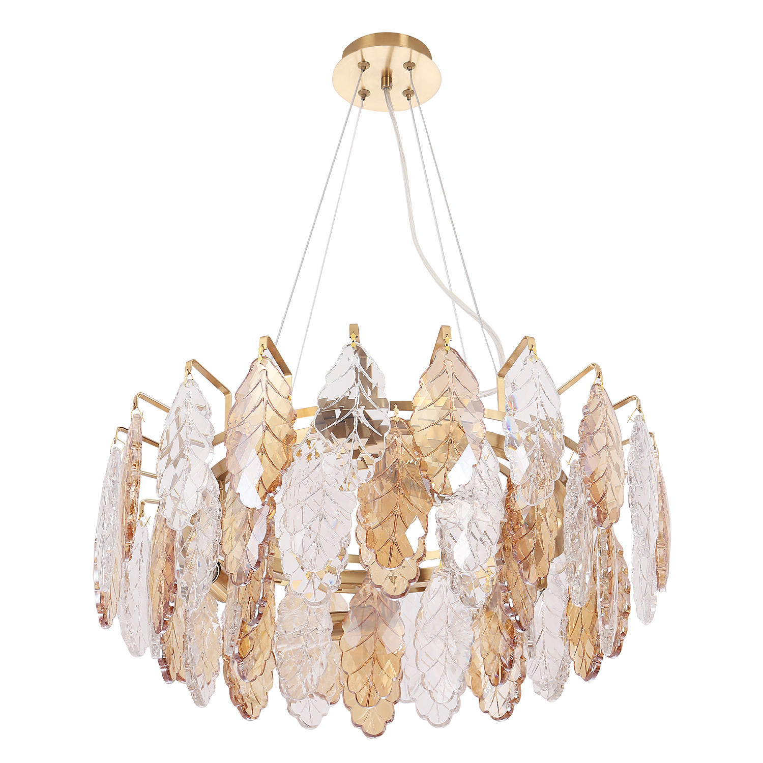 Подвесная люстра Crystal Lux TREVI TREVI SP6 BRASS_CR