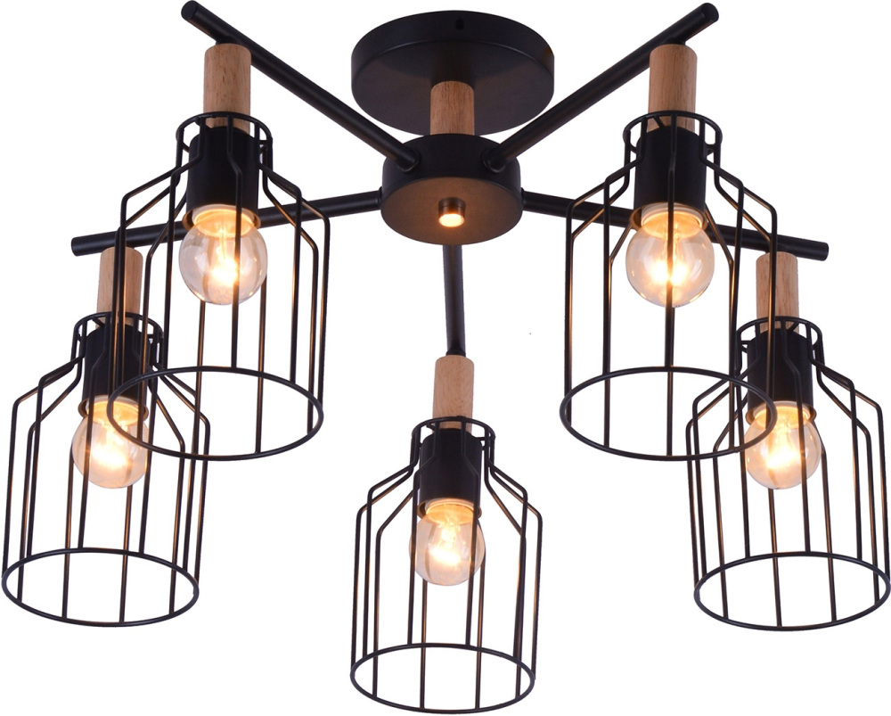 Потолочная люстра 469/5PL Escada 469/5PL Black_ESC