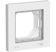 Рамка на 1 пост (белый) IP44 Systeme Electric ATN440101