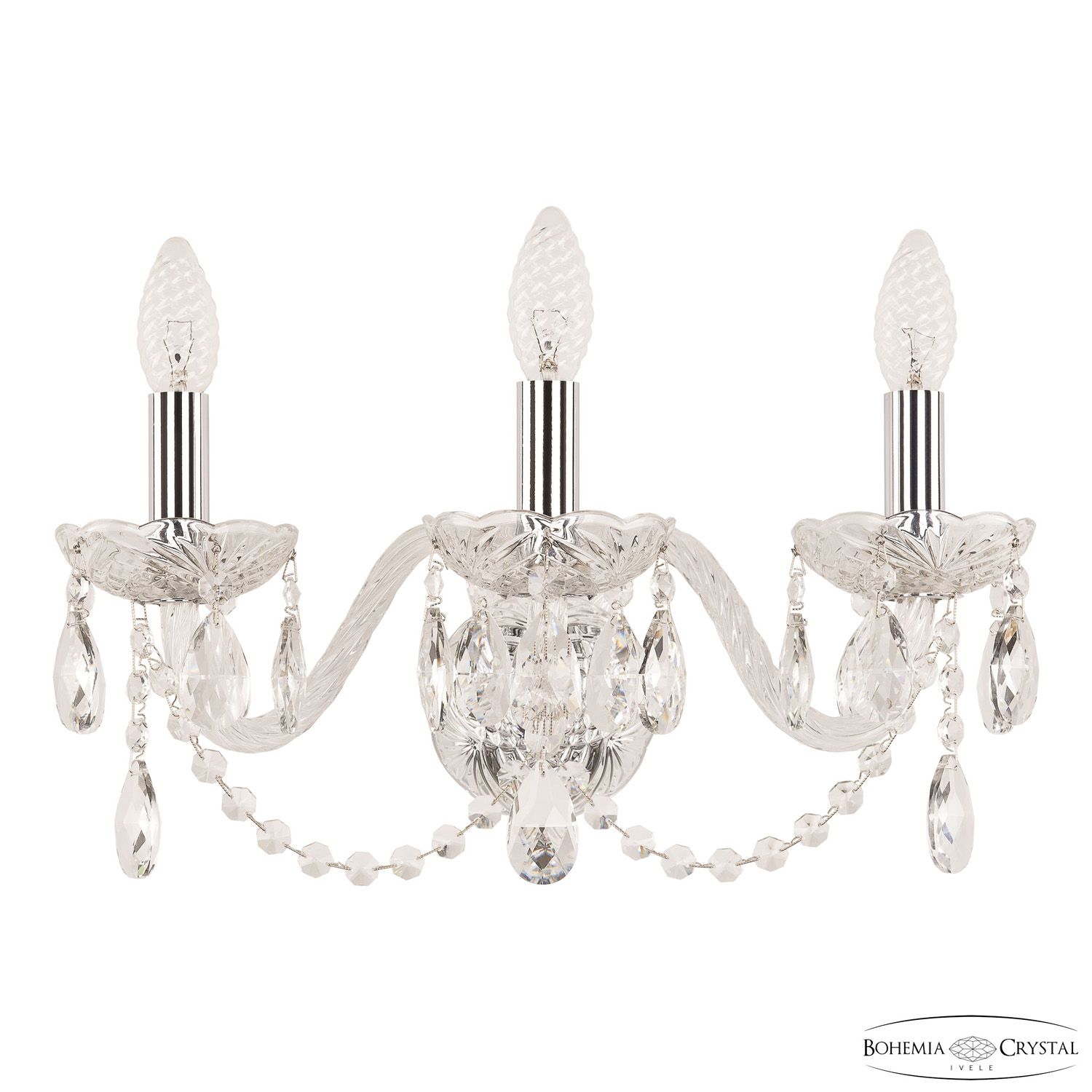 

Бра Bohemia Ivele Crystal 101B/3/165 Ni, 101B/3/165 Ni