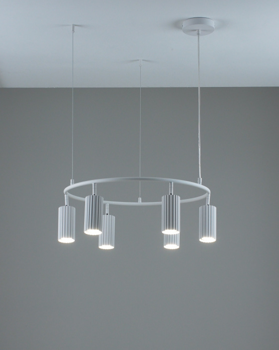 Подвесная люстра кольцо Moderli V11602-6P_MD