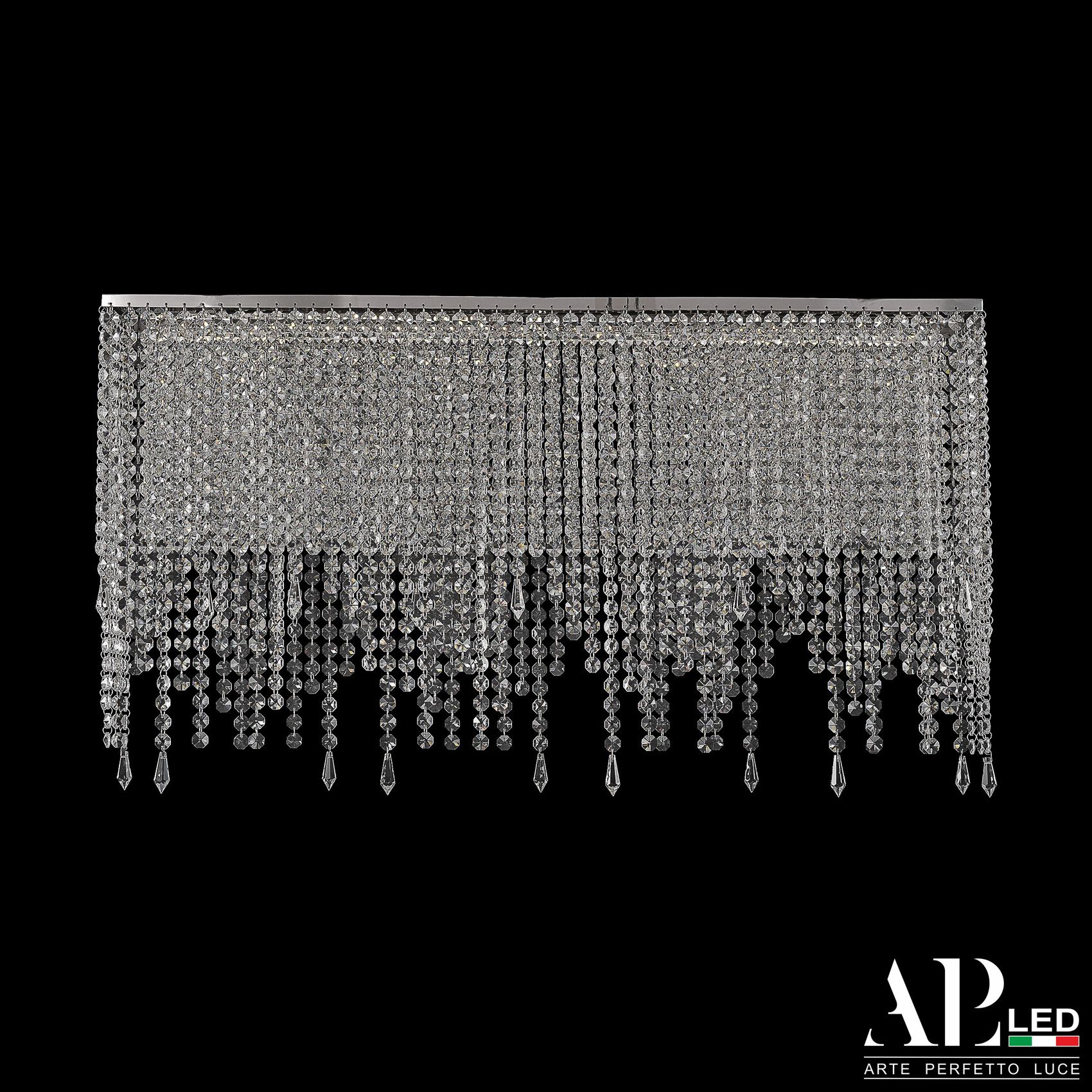

Хрустальная люстра APL LED Потолочная Rimini S512.0.80.G.3000, S512.0.80.G.3000