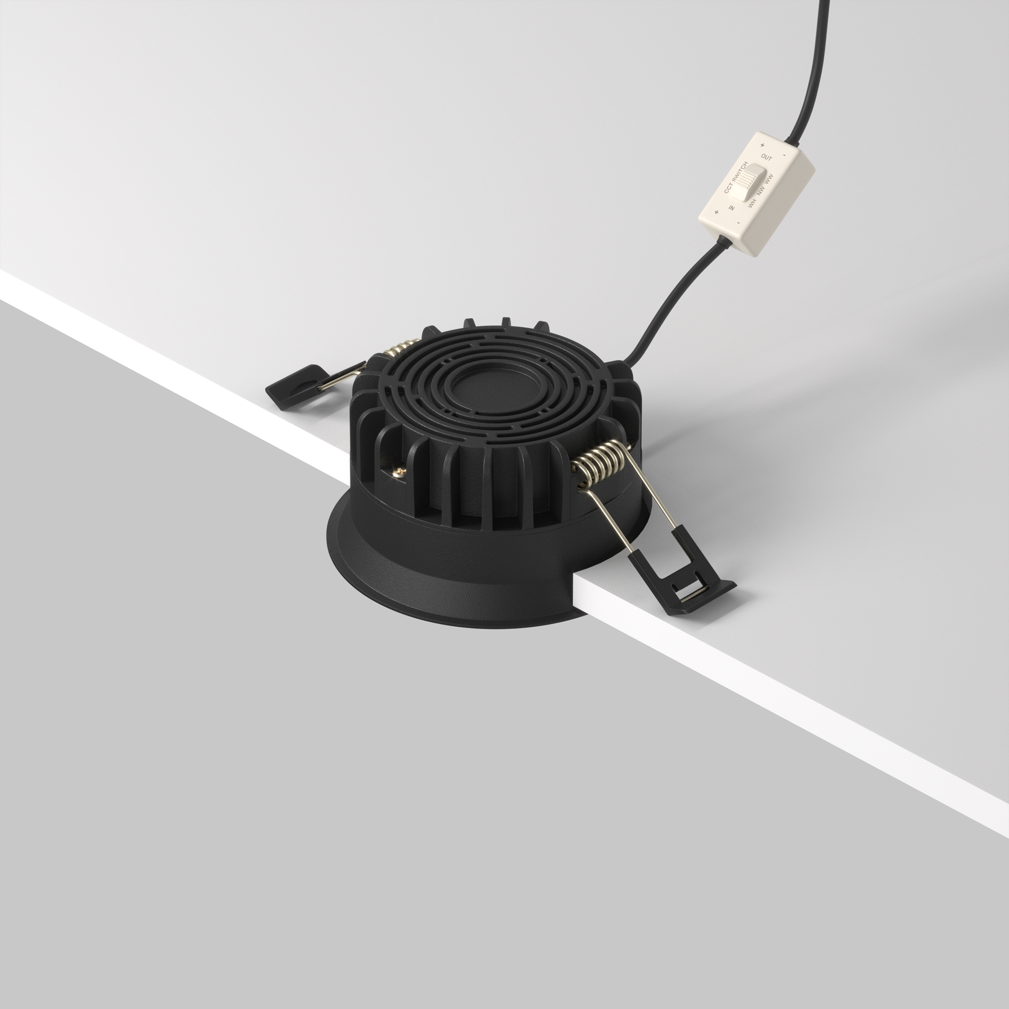 Встраиваемый светильник Maytoni Okno DL055-8W3-4-6K-B_MY