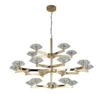 Подвесная люстра Crystallux REBECA REBECA SP5+10+5 GOLD_CR