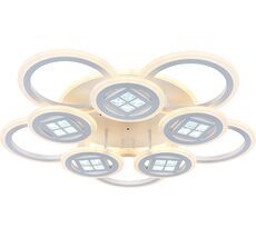 Потолочная люстра светодиодная с пультом регулировкой цветовой температуры и яркости ночным режимом 10205/10LED BL Escada 10205/10LED BL_ESC