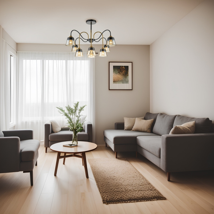 Потолочная люстра на штанге Escada 1147/8P_ESC