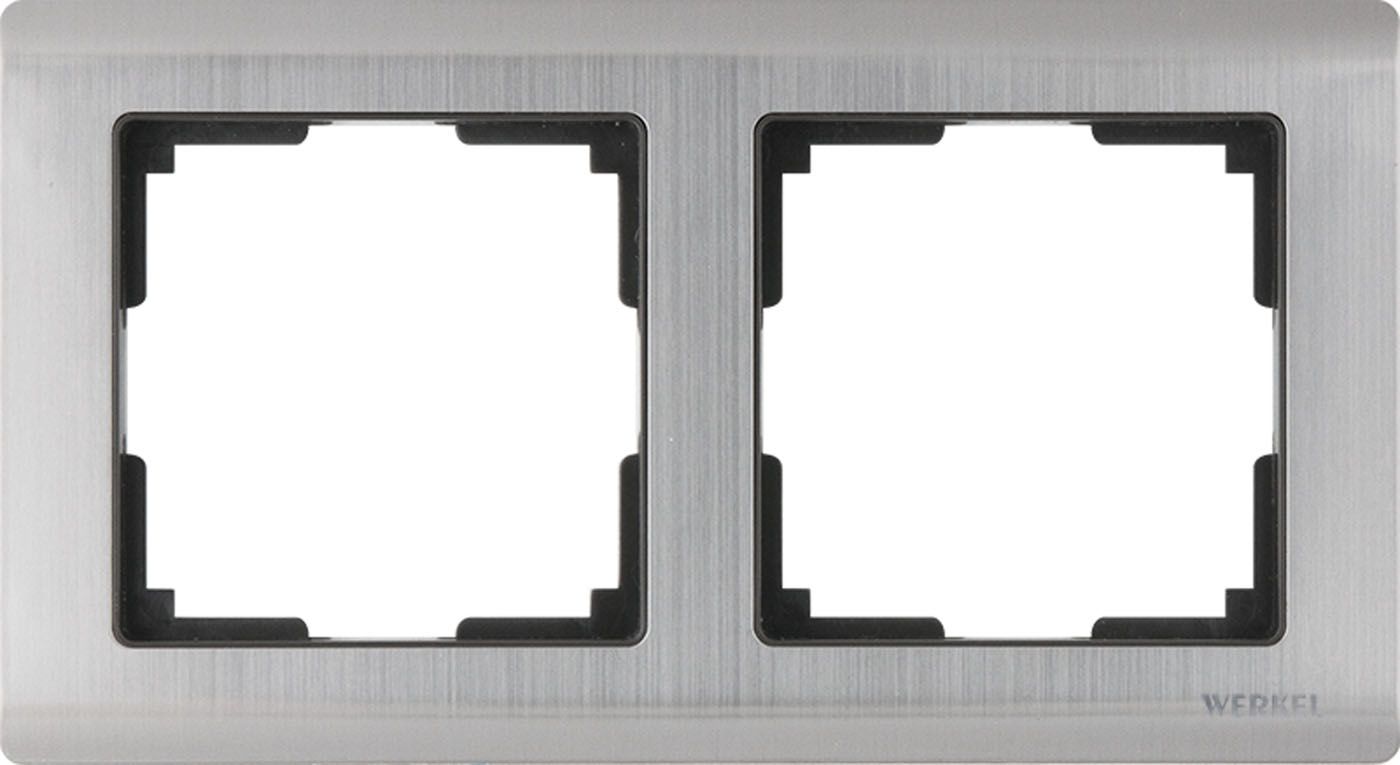Рамка на 2 поста Metallic WL02-Frame-02 a051002_WR