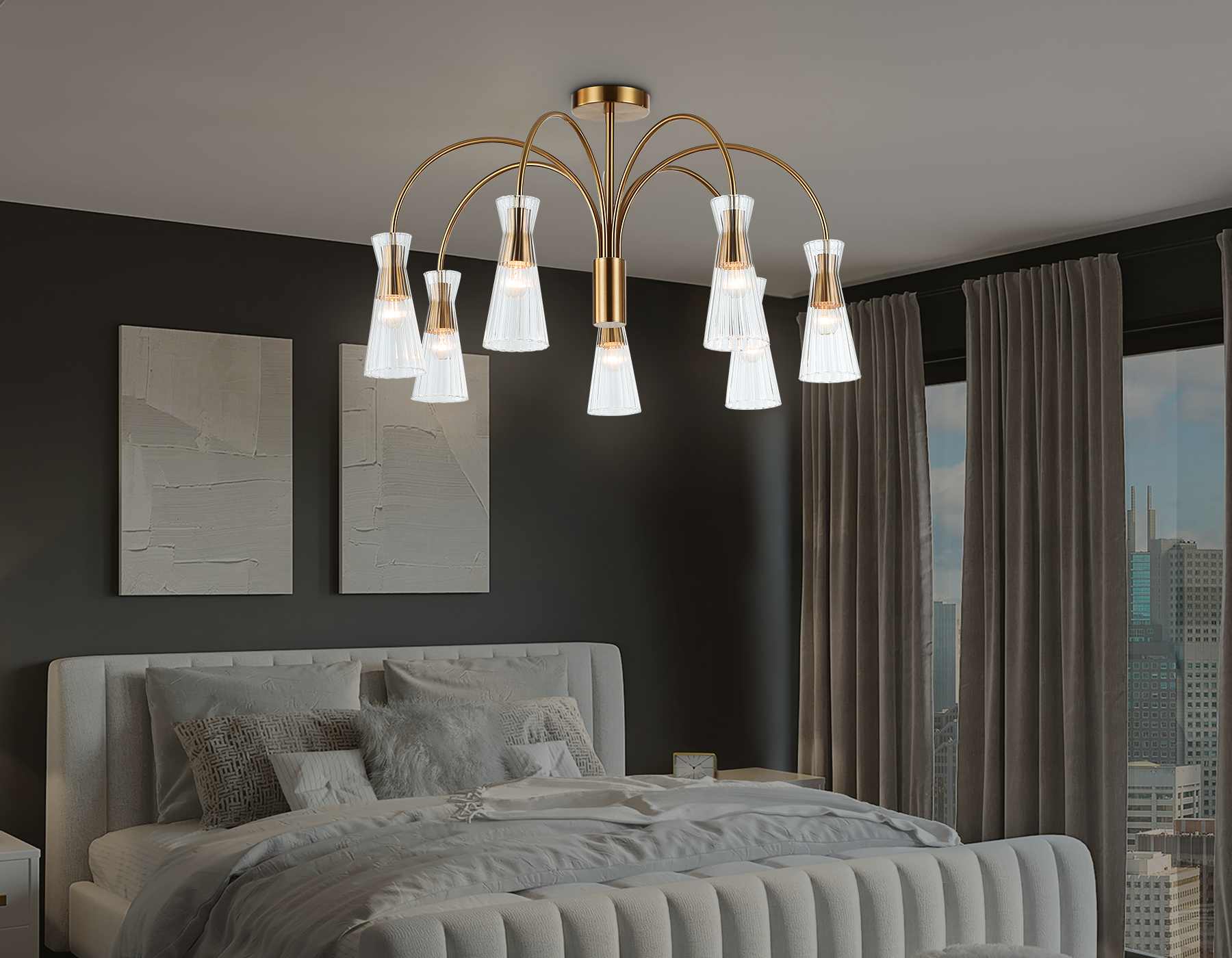 Люстра на штанге Ambrella Light HIGH LIGHT LH55703_AMB